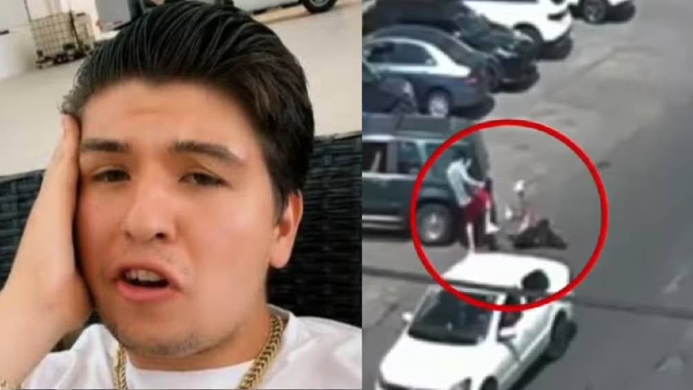 El influencer golpeó a una mujer en un centro comercial de Naucalpan/X