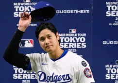 Shohei Ohtani hizo jonrón en el Tokyo Dome y deleitó a los fans en Japón