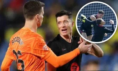 Lewandowski y Szczęsny se ‘van a los golpes’ en el entrenamiento